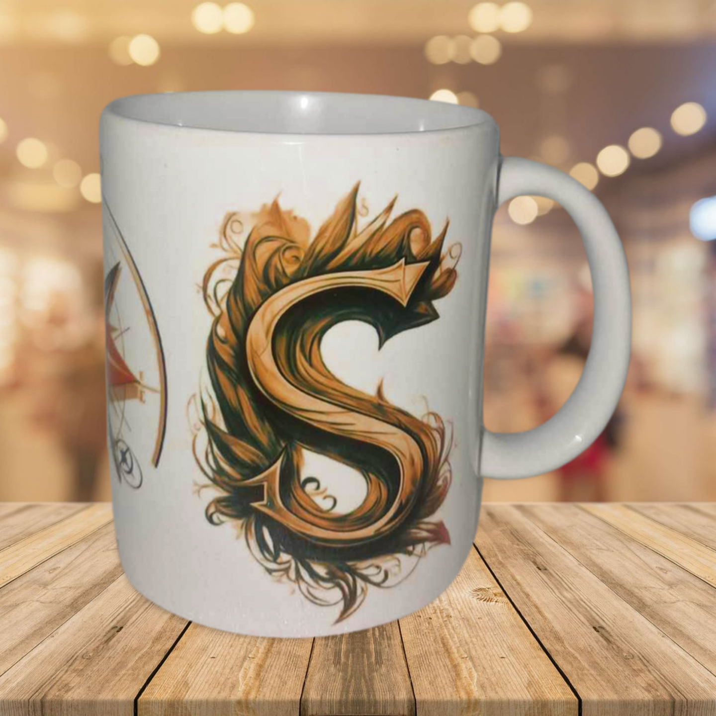 Personalized mug ,letter S